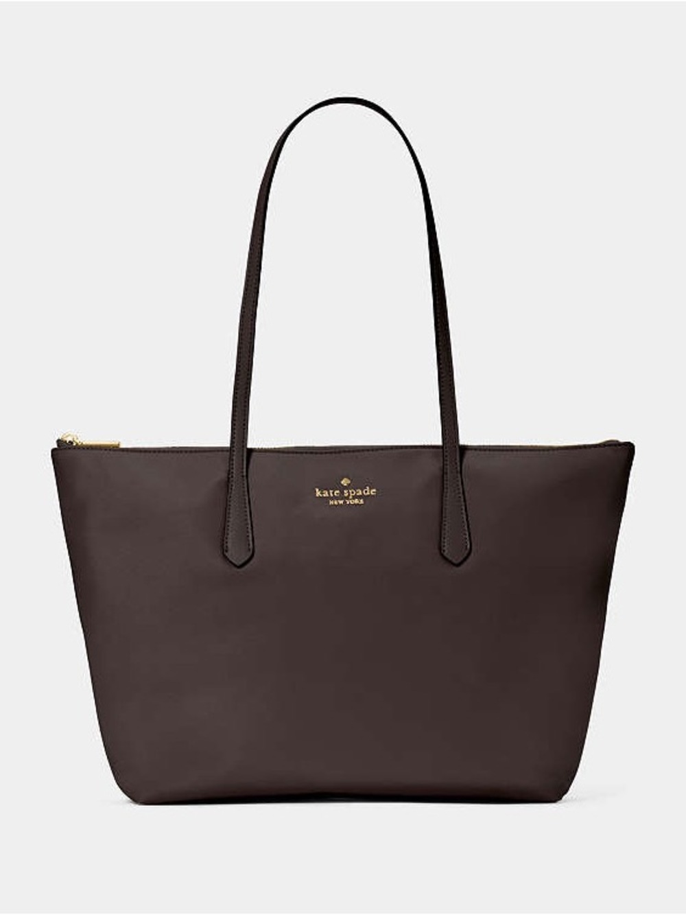 Kate Spade Kitt Ksnyl Tote Bag Hot Fudge Brown